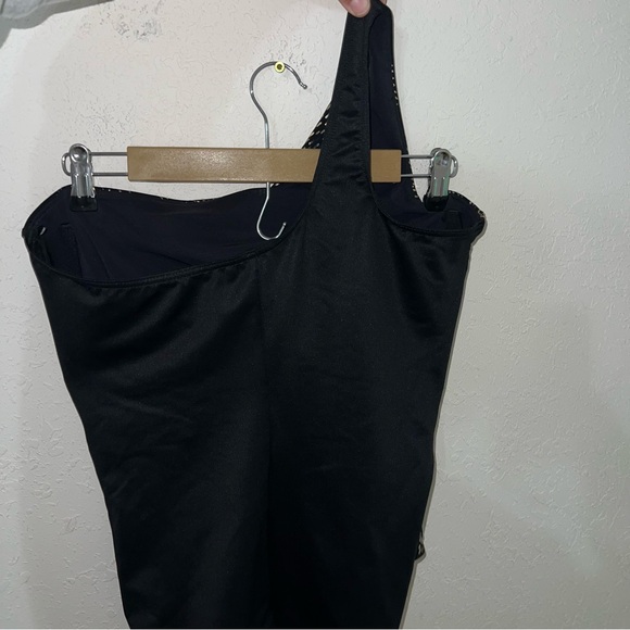 Miraclesuit Iridium Minx One Piece Swimsuit Black Multi Color Size 16. - Picture 8 of 14